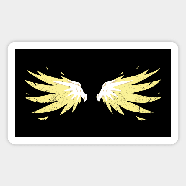 Mercy Wings [Texturized] Magnet by José Ruiz